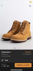 Botines color camel Timberland