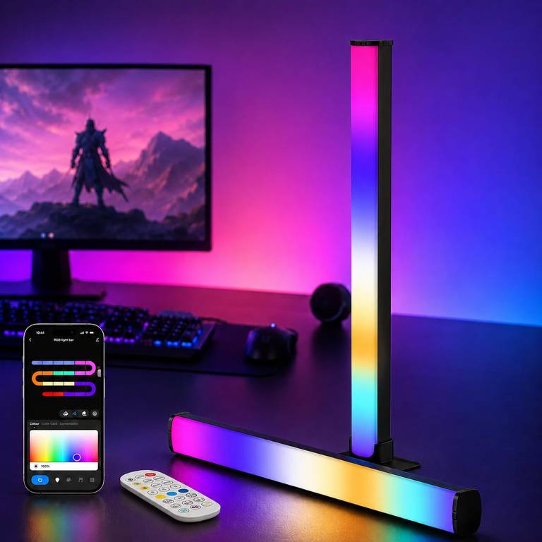 (Reaco – Como nuevo) Barra de Luz LED RGB 40 cm