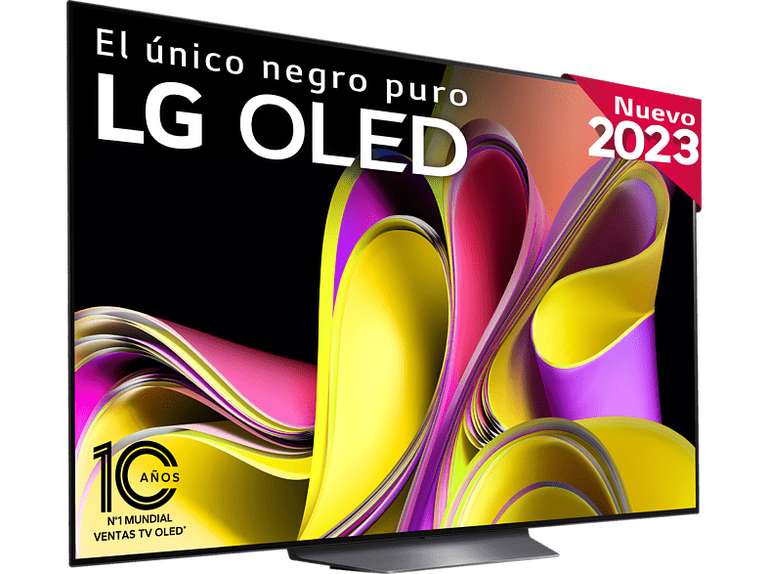 TV OLED 65" (165,1 cm) LG OLED65B36LA, 4K UHD, Smart TV + 400 € de Cashback + Barra de Sonido LG SQC2 valorada en 199€