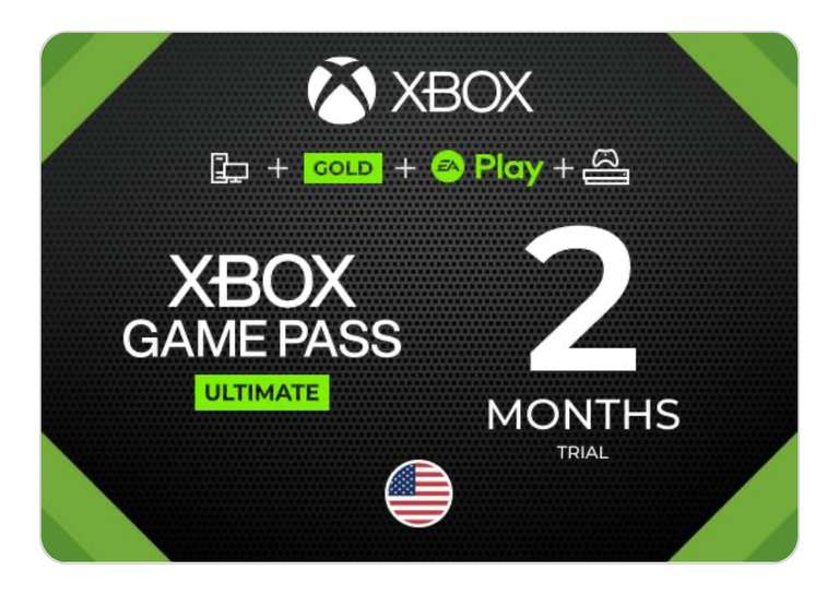 2 Meses Game Pass Ultimate - USA (Trial)