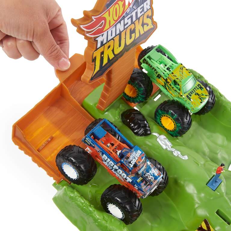 Pista Hot Wheels Monster Trucks Torneo de los Titanes