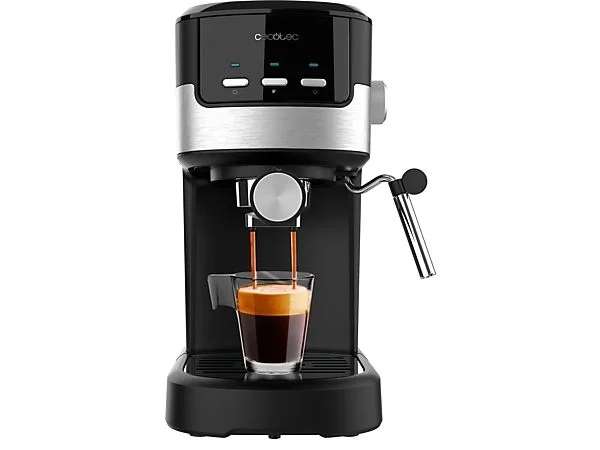 Cafetera express - Cecotec Power Espresso 20, 850 W, 20 bares, 1.5