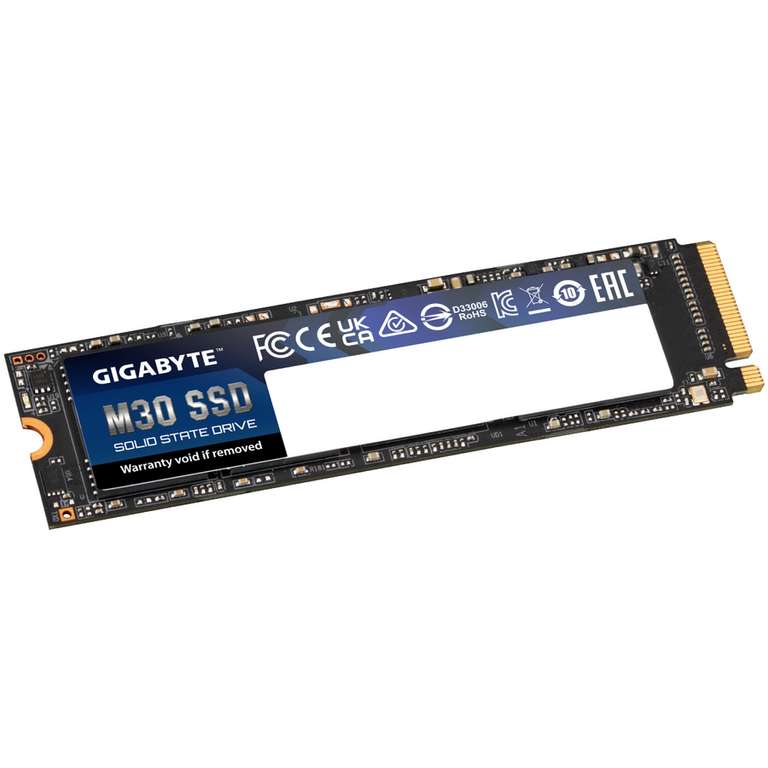 Gigabyte M30 SSD 1TB M.2 PCIe 3.0 NVMe 3D NAND TLC