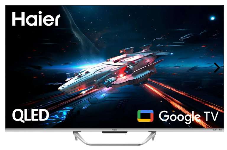 TV QLED 65" - Haier Q8 Series H65Q800UX, Smart TV (Google TV), HDR 4K, Direct LED, Dolby Atmos-Vision, Gaming 120 Hz [Desde App] 55" 509,15€