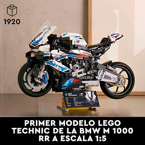 LEGO 42130 Technic BMW M 1000 RR, Motos a Escala, Regalo Original Coleccionable (tb en Fnac)