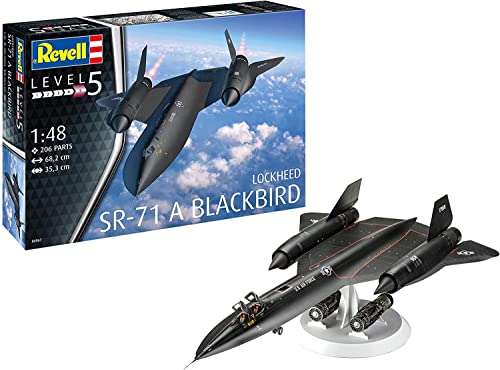 Maqueta Revell 04967 Lockheed SR-71 Blackbird en escala 1:48 de nivel 5