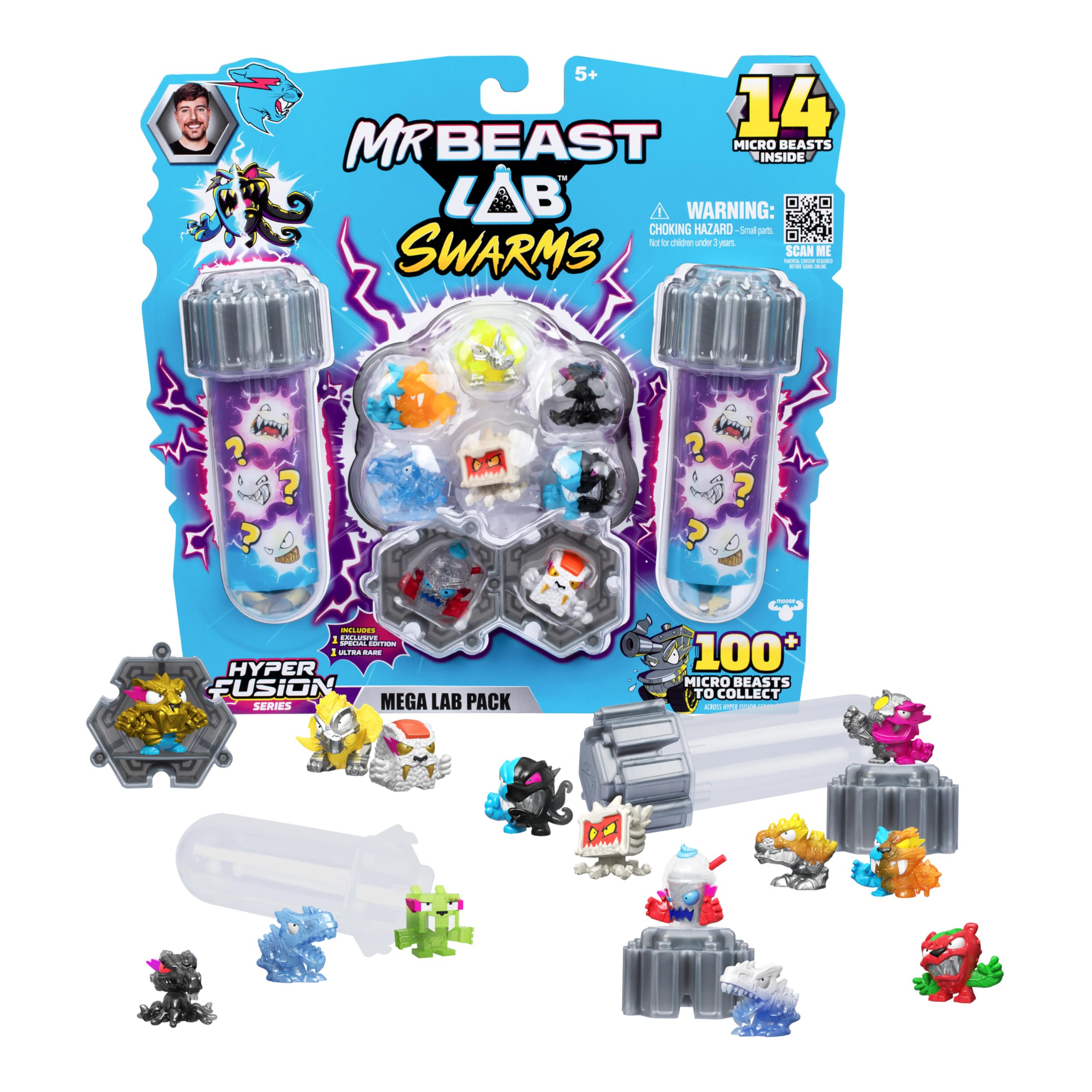 MrBeast Lab Swarms Serie Hyper Fusion Megapack (Reacondicionado - Como Nuevo)