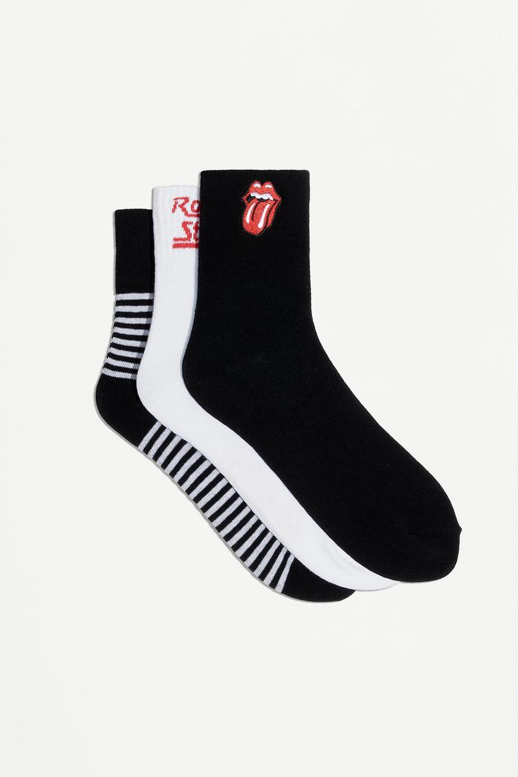 Calcetines Rolling Stones Universal (Pack 3)