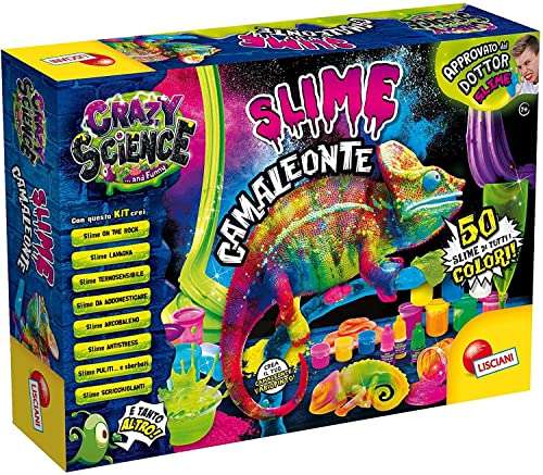 Giochi-Crazy Science Dottor Slime Camaleón Todos Colores, 89246