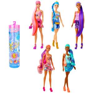Barbie Color Reveal Serie Denim Muñeca Que Revela Sus Colores con Agua, Incluye Ropa y Accesorios Sorpresa