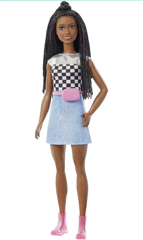 Barbie Dreamhouse Adventures Brooklyn Muñeca afroamericana con ropa y accesorios de moda de juguete
