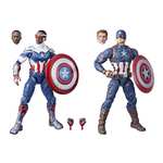 Pack 2 Figuras Capitán América Marvel Legends