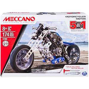 Meccano "5 in 1" Model Building Set - Motorcycles [174 piezas]