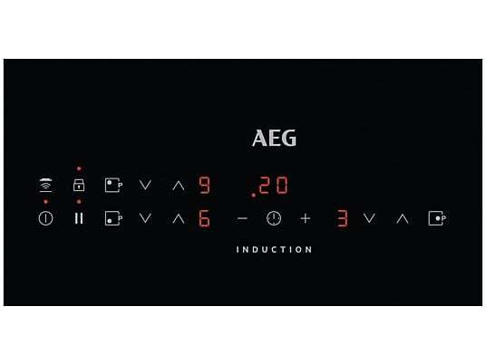 Placa inducción - AEG ILB63336FB, 3 zonas, Zona Grande 32 cm, Función Power Boost, 60 cm, Negro