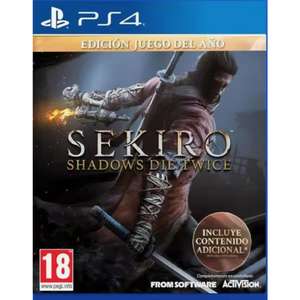 Sekiro: Shadows Die Twice, Juego para PlayStation 4 en Version PAL ES, 19.90€ si es primera compra