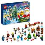 Calendario de Adviento 2023 Lego City con 24 regalos incluye figura de Papá Noel y renos con tapete de pueblo navideño