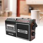 Bewinner Boombox Retro con Reproductor de Casete, Am FM Boombox Portátil Retro Home Audio Stereo Radio Tape Cassette Player/Grabadora Radio