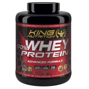 KING NUTRITION - 2KG 100% Proteína Whey [Varios Sabores]. 1r pedido a 28.82€ por nuevo usuario