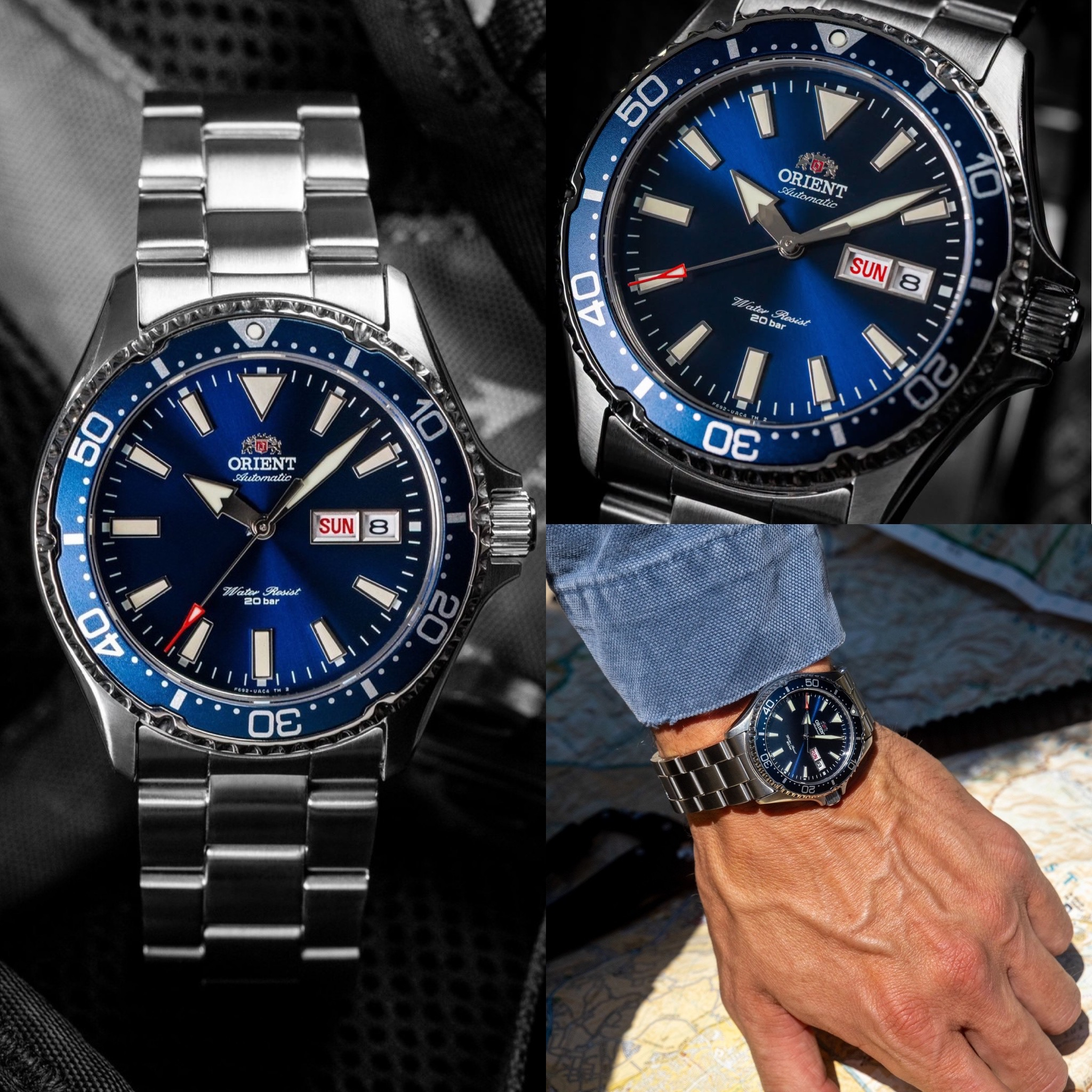 Reloj ORIENT Kamasu Mako III RA-AA0002L39B | Mov. AUTOMÁTICO (F6922) | ZAFIRO | Caja 42mm | 20ATM/200m