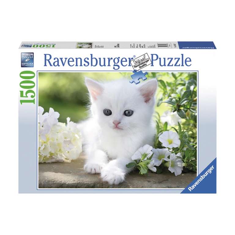 Ravensburger Puzzle 1500 piezas Gatito Blanco