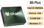 Mini PC BMAX B6 Plus con 12GB/512GB SSD