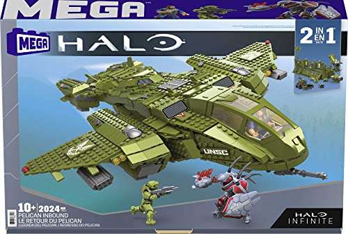 Mega Construx Halo vehículo infinito , coche de juguete para niños y niñas