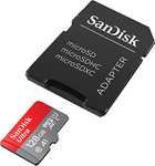 SanDisk Ultra Tarjeta de memoria microSDXC con adaptador SD, hasta 100 MB/s, rendimiento de apps A1, Clase 10, U1, 128 GB