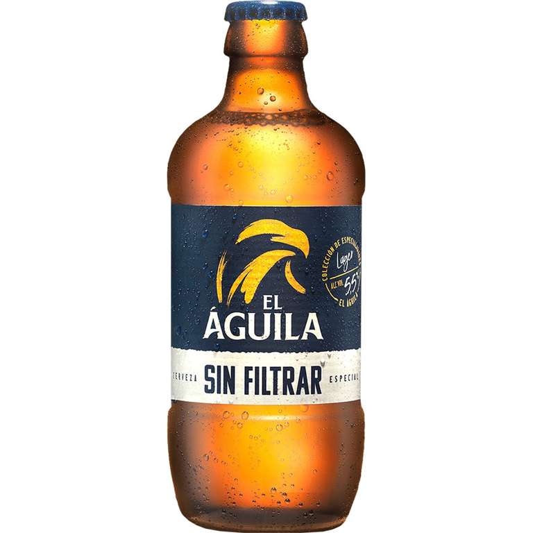 El Águila Cerveza Especial sin Filtrar, 24 x 330ml. [7920 ml.]