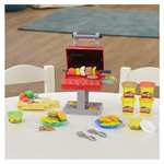 Play-Doh Kitchen Creations Grill 'n Stamp Juego para niños de 3 años en adelante con 6 Colores