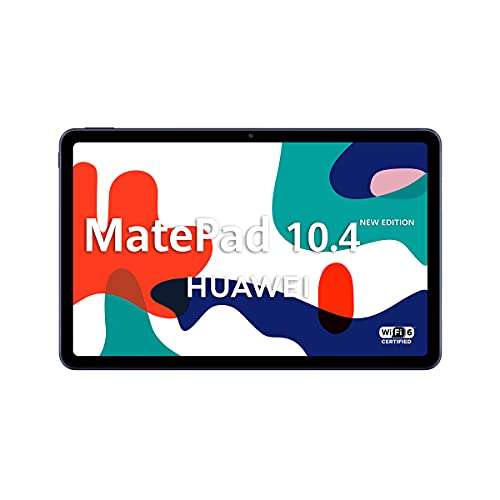 [REACO-COMO NUEVO] HUAWEI MatePad 10.4 New Edition (WiFi 6, RAM 4GB, ROM 128GB, EMUI10.0, Huawei Mobile Services) sin servicios de Google!