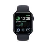 Apple Watch SE (2022), GPS, 44 mm, Caja de aluminio, Vidrio delantero Ion-X- (cupon)
