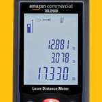 AmazonCommercial - Medidor de distancia láser, 100 m, medición rápida, uso exterior (50m 29,26€)