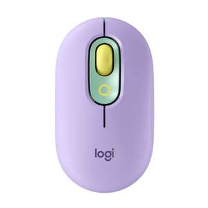 Logitech POP Ratón inalámbrico con Emoji personalizable, tecnología SilentTouch, precisión y velocidad, diseño compacto, Bluetooth