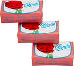 Pardo jabon de rosa de Bulgaria con Glicerina - Paquete De 3x125 Gr