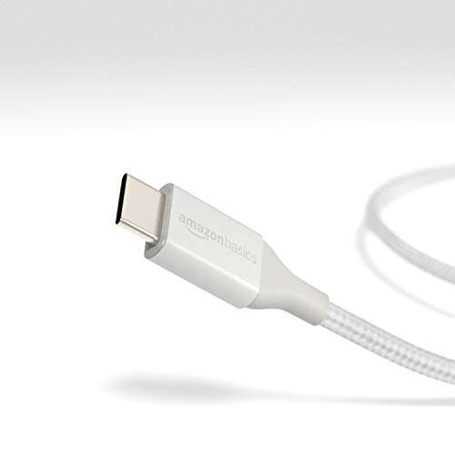 Amazon Basics - Cable USB A a C de Nailon con trenzado doble (3m)