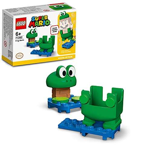LEGO 71392 Super Mario Pack Potenciador: Mario Rana, Disfraz para Super Mario de Juguete