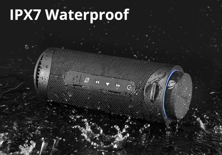 Tronsmart T7 sonido envolvente de 360 grados altavoz bluetooth, IPX7 a prueba de agua (DESDE ESPAÑA)