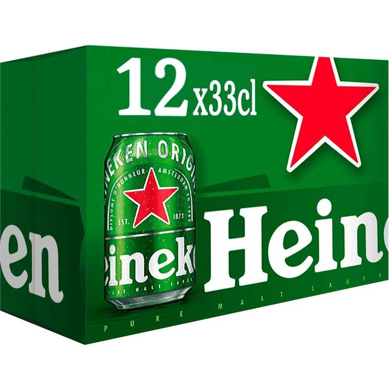 8x12 = 96 Latas HEINEKEN 33 Cl Cerveza rubia Lager holandesa