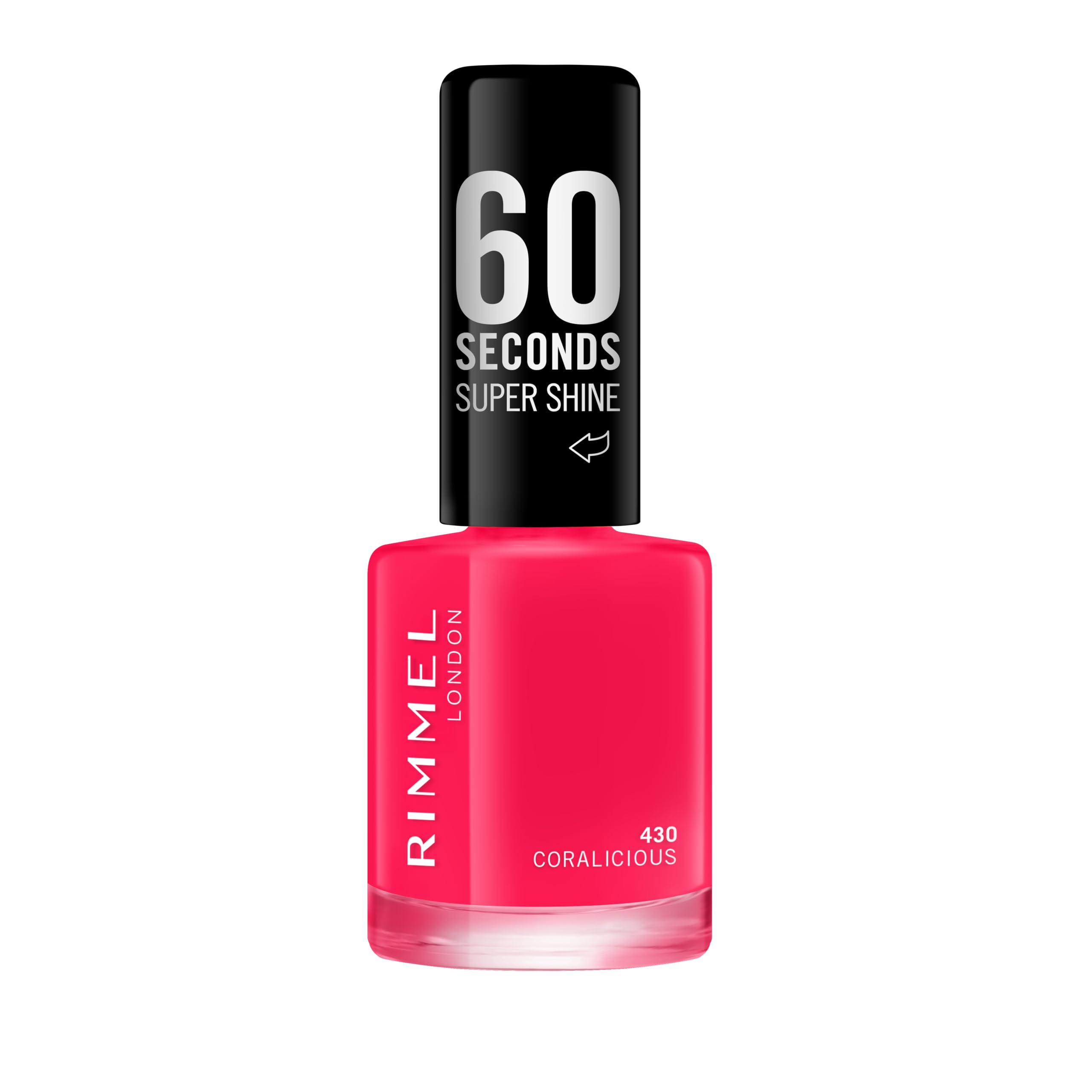 Rimmel London 60 Seconds Super Shine Esmalte de Uñas, Coralicious 430 (recompensa 0'85€)