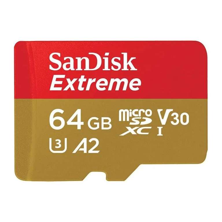 Tarjeta Micro SD SanDisk Extreme de 64GB