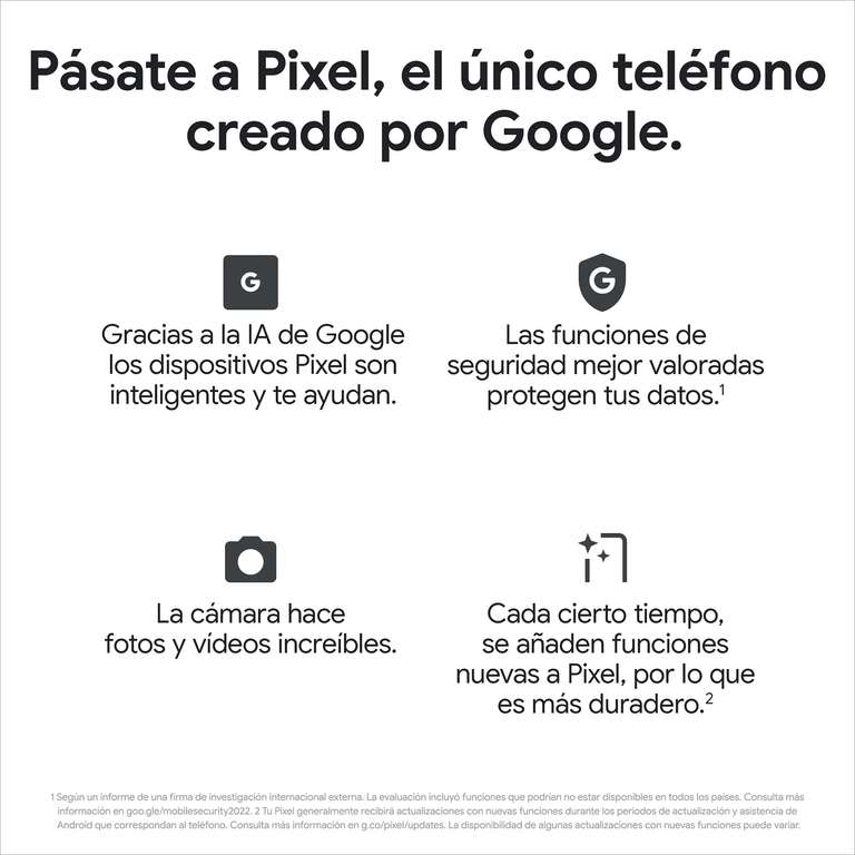 Google Pixel 7a - Teléfono móvil 5G Android Libre + Pixel Buds A (399€ si devolvéis los pixel Buds A)