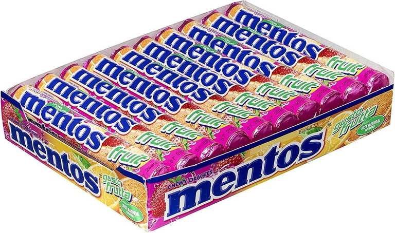 Imagen de Mentos Frutas, Caramelo Masticable