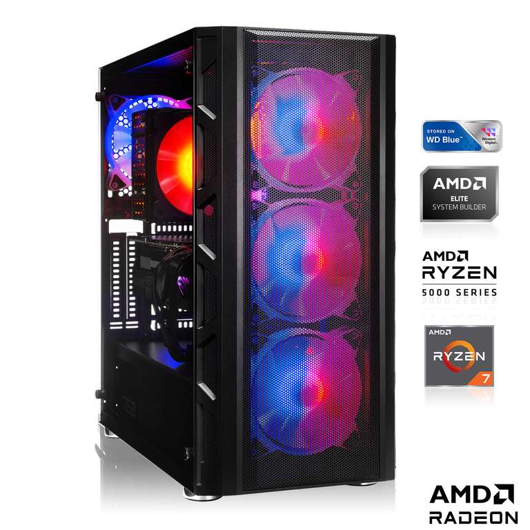 GAMING PC |RX 7900 XT 20GB | AMD Ryzen 7 5800X | 16GB DDR4 | 1TB M.2 SSD| MSI B550-A Pro| be quiet! Pure - 750W - 80 +Gold +Starfield Gratis