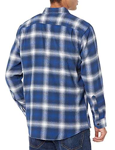 Camisa de franela de manga larga para hombre de Amazon Essentials (Disponible en Tallas Grandes y Largos Especiales)