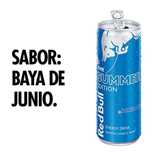 Red Bull Bebida Energética, Baya de Junio, 24 x 250 ml