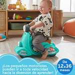 Fisher-Price Ríe y aprende Moto scooter Juguete correpasillos con sonidos, bebés +1 año (Mattel HMV76)