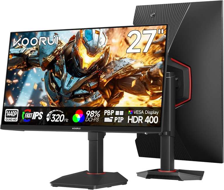 Imagen de KOORUI G2721E – Monitor Gaming QHD