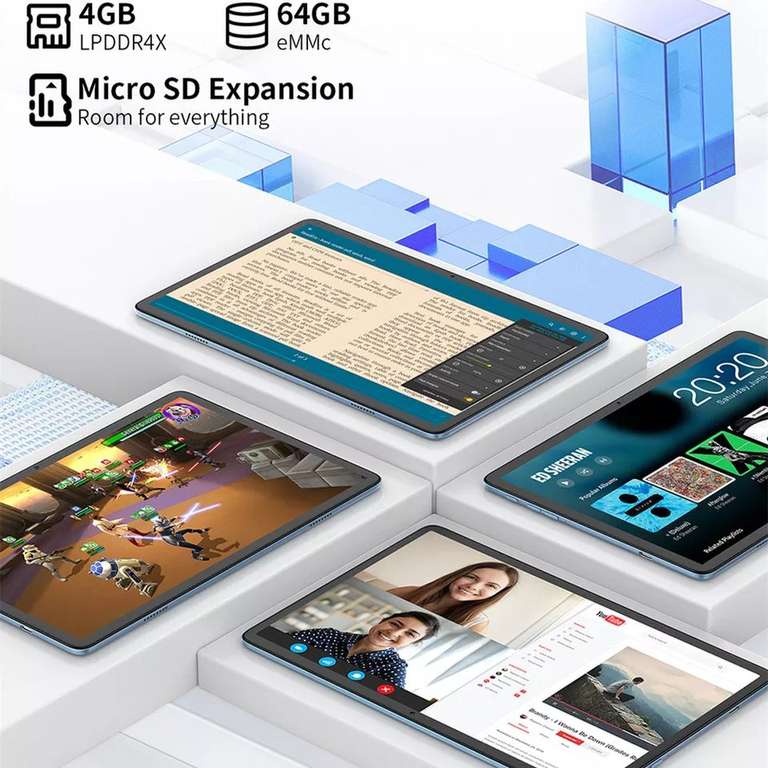 Tablet Teclast P30S, 10,1 pulgadas , Android 12, IPS, 4GB-64GB, MT8183, 8 núcleos, Mali-G72, GPS, tipo C, 6000mah, Micro SD, cuerpo metálico