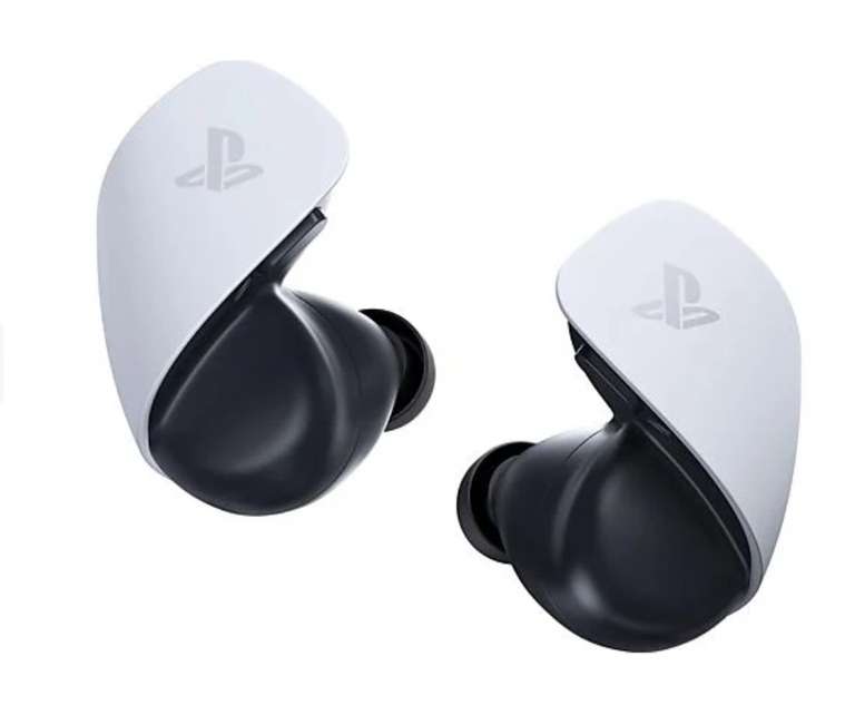 Auriculares de botón - Sony PULSE Explore, Bluetooth, PAra PS5, 5 + 10 horas autonomía, Cancelación de ruido, Blanco [Amazon iguala]