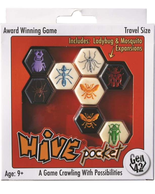 Hive Pocket, incluye dos expansiones, juego de mesa (versión en alemán)